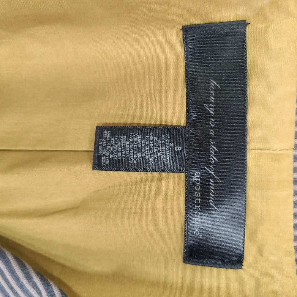 Apostrophe Lightweight Structured Button Front Bl… - image 5